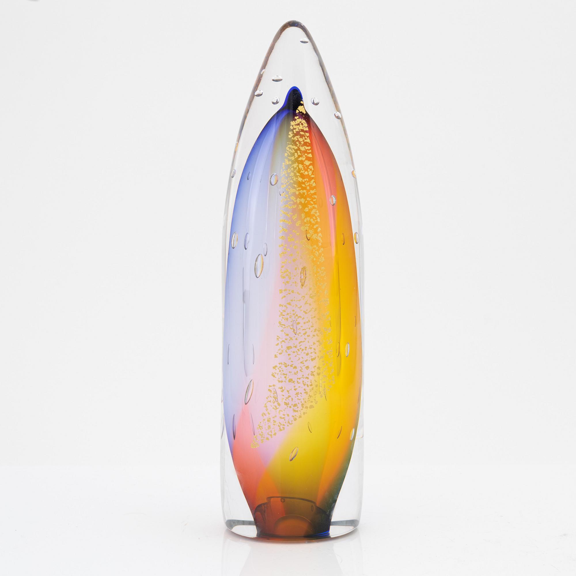 Berit Johansson, skulptur, glas, unik, 2010.