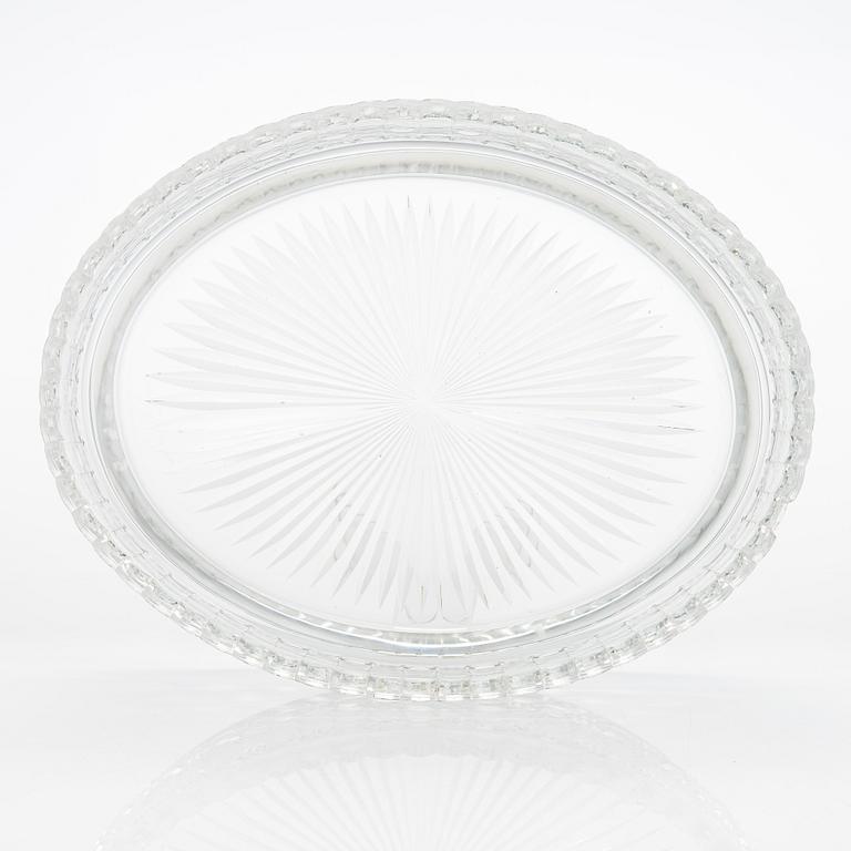 An early 20th-century Fabergé silver-mounted cut-glass presentation bowl. Imperial Warrant, scratched inventory number.
