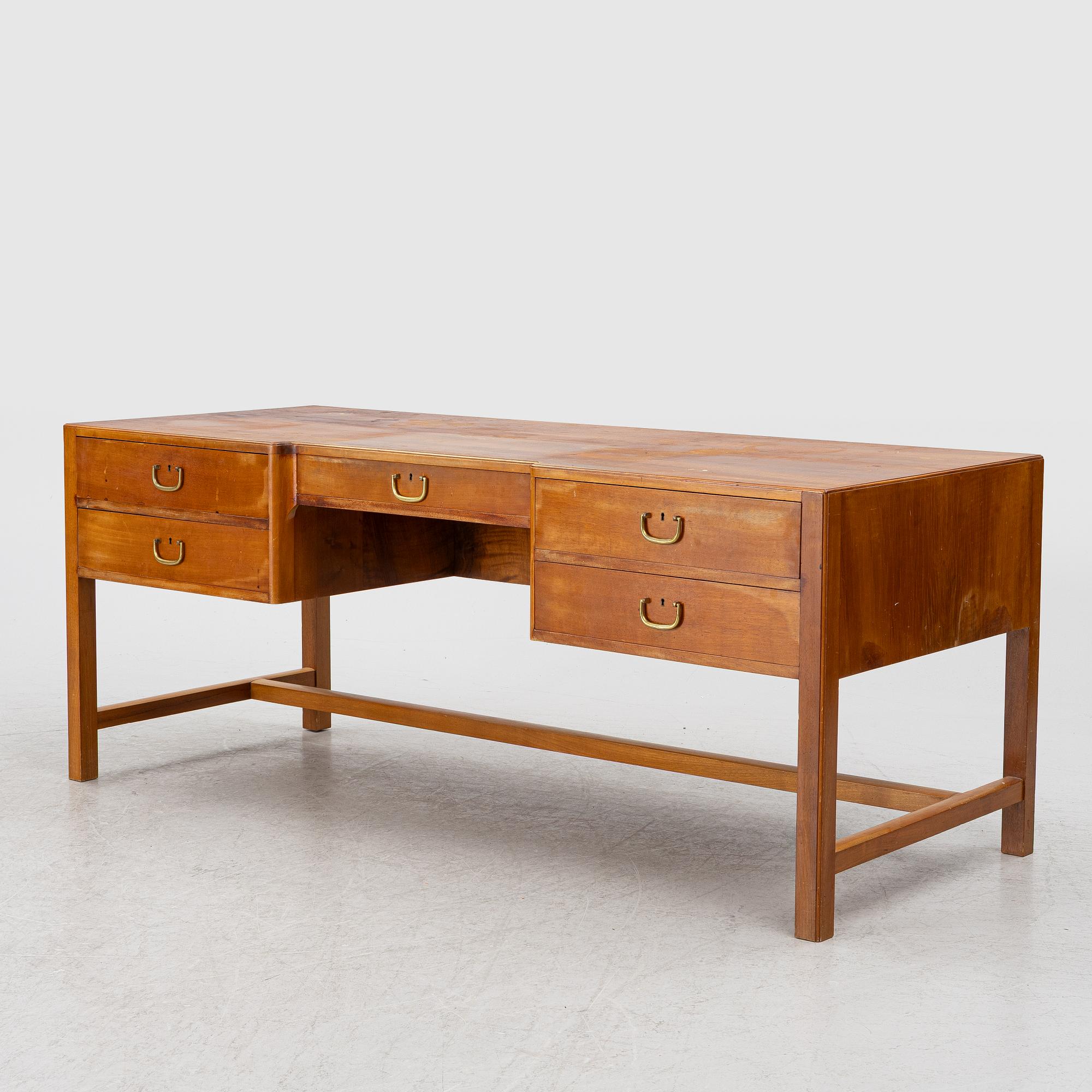 Josef Frank, a model '500/A' desk, Firma Svenskt Tenn, Sweden, before 1985.
