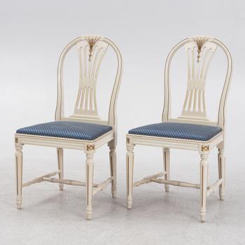 Matgrupp, 11 delar, gustaviansk stil, 1900-talets mitt/andra häflt.