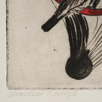 Hans Wigert, Pecking birds.