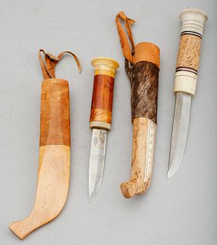 SAMEFÖREMÅL, 4 del, bla knivar och kåsa, 1800-/1900-tal.