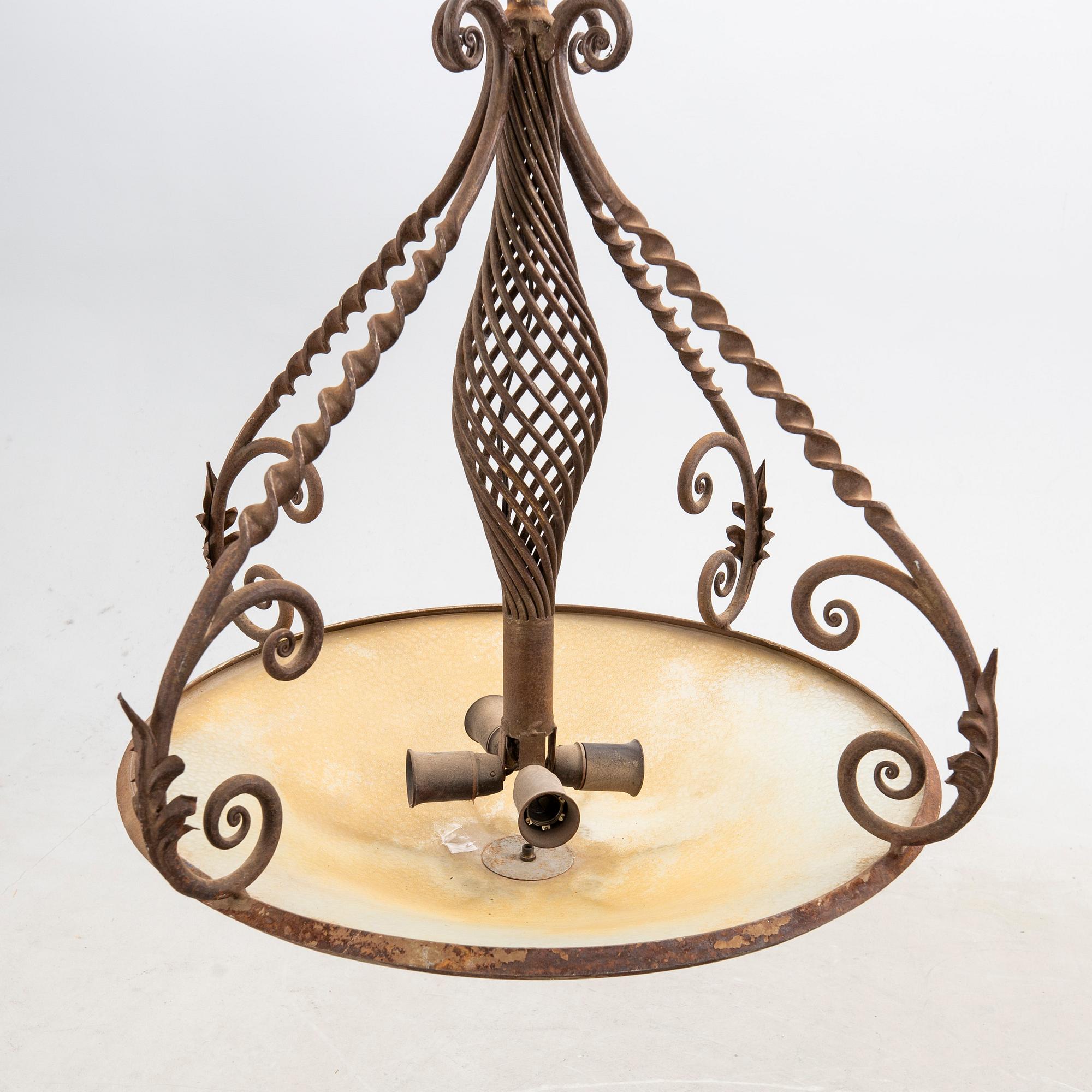 Ceiling lamp 1940s-50s.