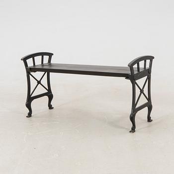 Folke Bensow, Trädgårdsbänk, "Parkbänk n:r 2", Näfveqvarns bruk, 1900-talets första hälft.