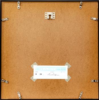 William Wegman, photography signed and dated 1997 on label at back.