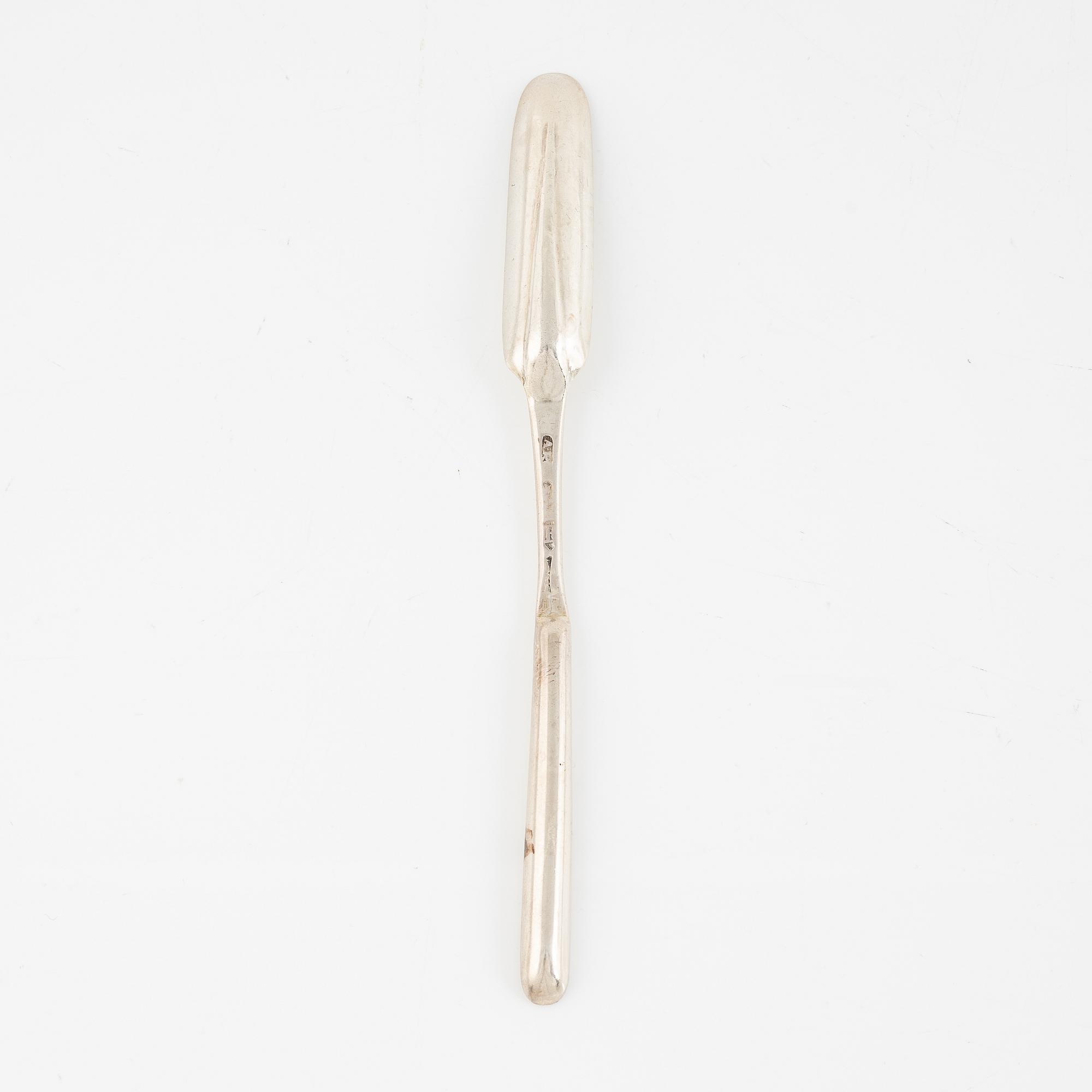Andrew Archer, märgsked, silver, London, England 1720.