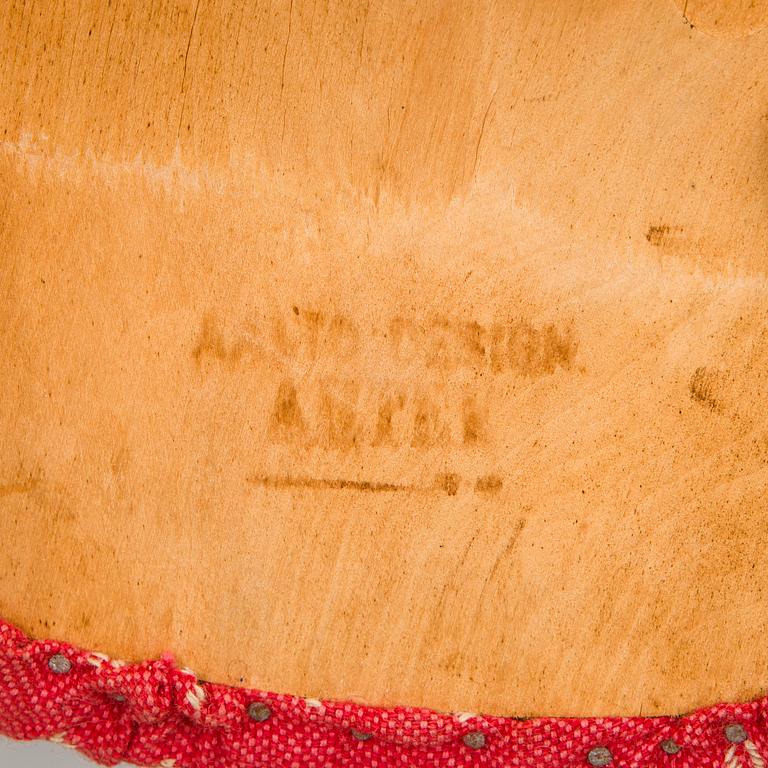 Alvar Aalto, a pair of  'A65' chairs for O.Y. Huonekalu- ja Rakennustyötehdas A.B. early 1940s.