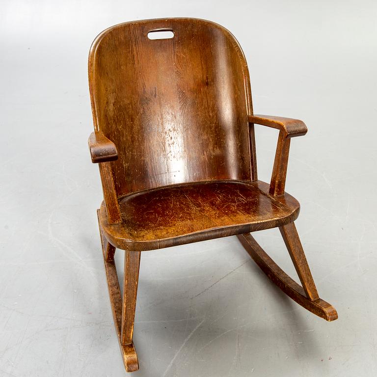 an AB Åby Möbelfabrik, rocking chair, 1930-40's.