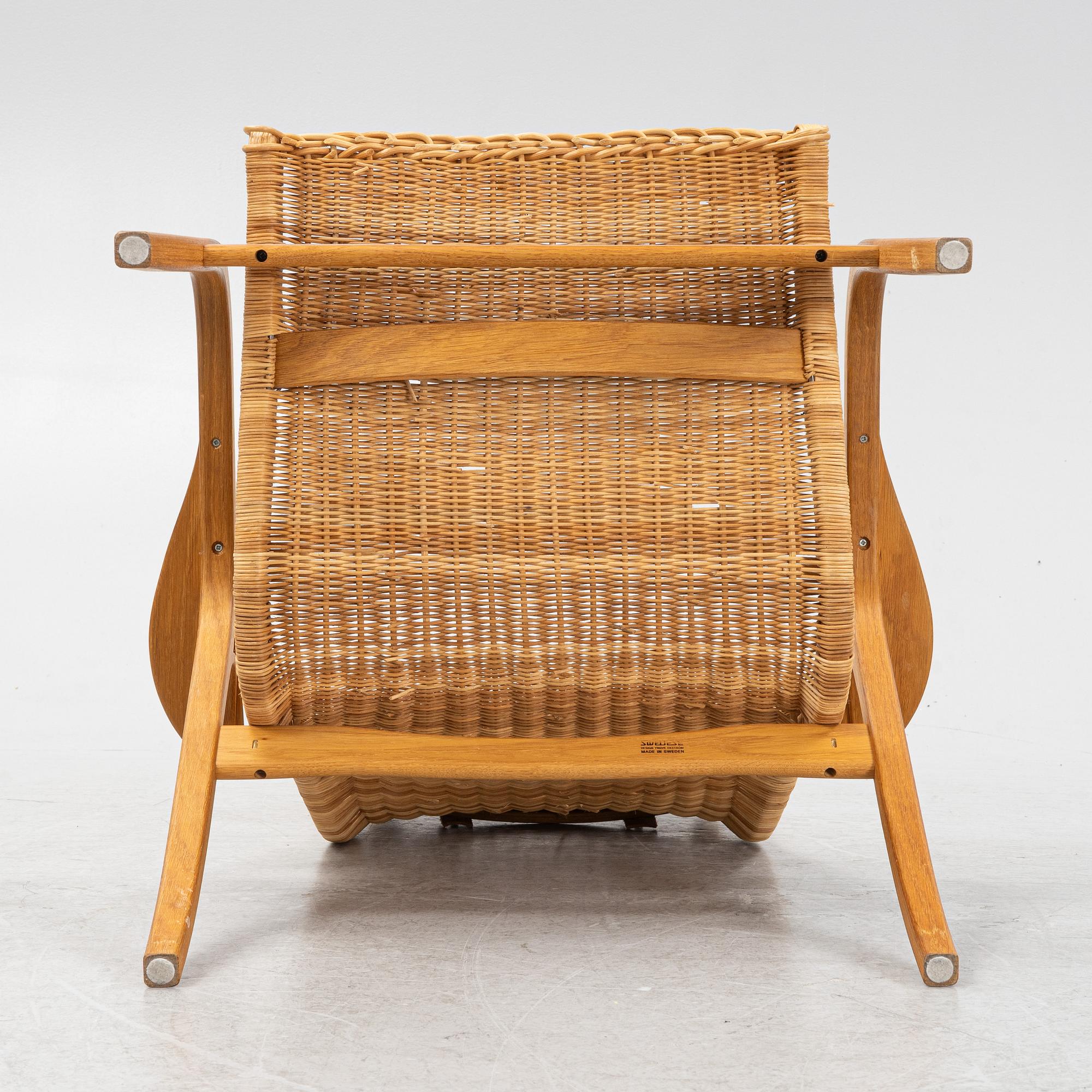 Yngve Ekström, fåtölj, "Lamino", Swedese, 1960-tal.