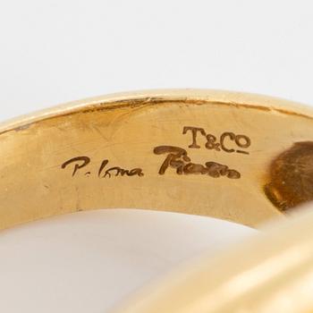 Paloma Picasso för Tiffany ring 18K guld med en cabochonslipad citrin.
