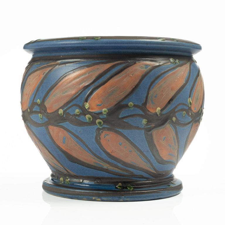 Flower pot, Herman Kähler, Denmark.
