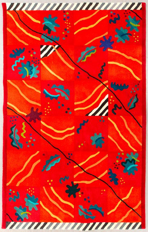 A Berit Woelfer "Karneval" Kasthall carpet ca 290x200 cm.