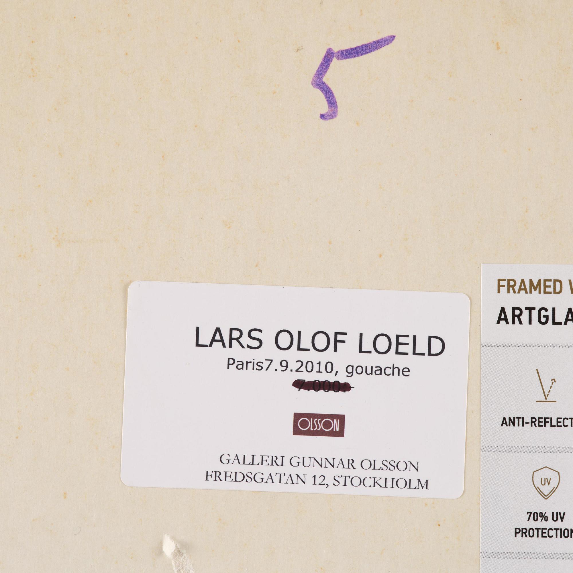 Lars Olof Loeld, "En bild av minnet av en känsla".