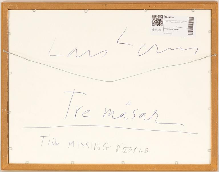Lars Lerin, watercolour, signed Lars Lerin and dated 2019.