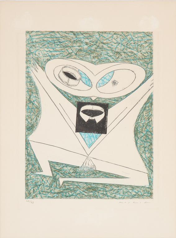 Max Ernst, From: "Pierre Hebey, Feast".