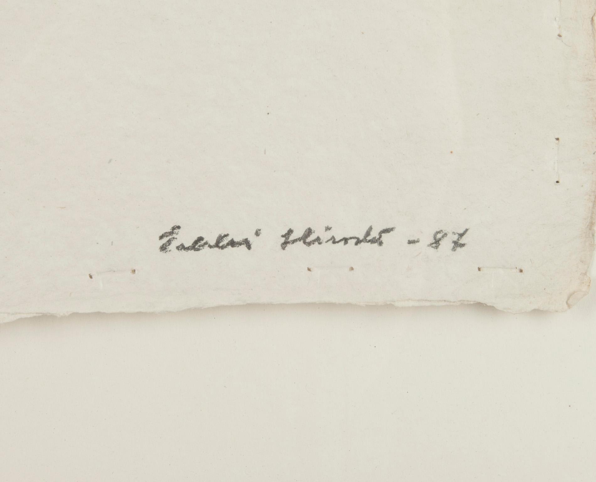 ERKKI HIRVELÄ, akvarell, signerad och daterad -87.