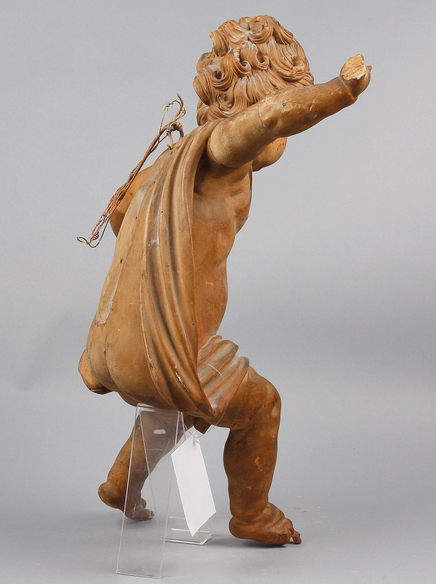 SKULPTUR, trä, barockstil, 1800-tal.