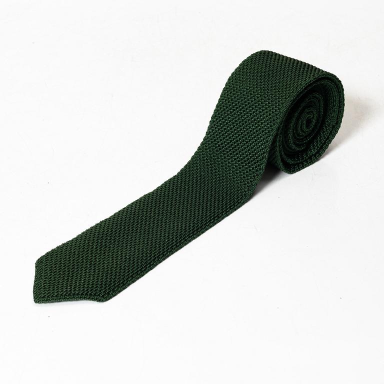 Rolex, tie, "Cravate tricot verte".