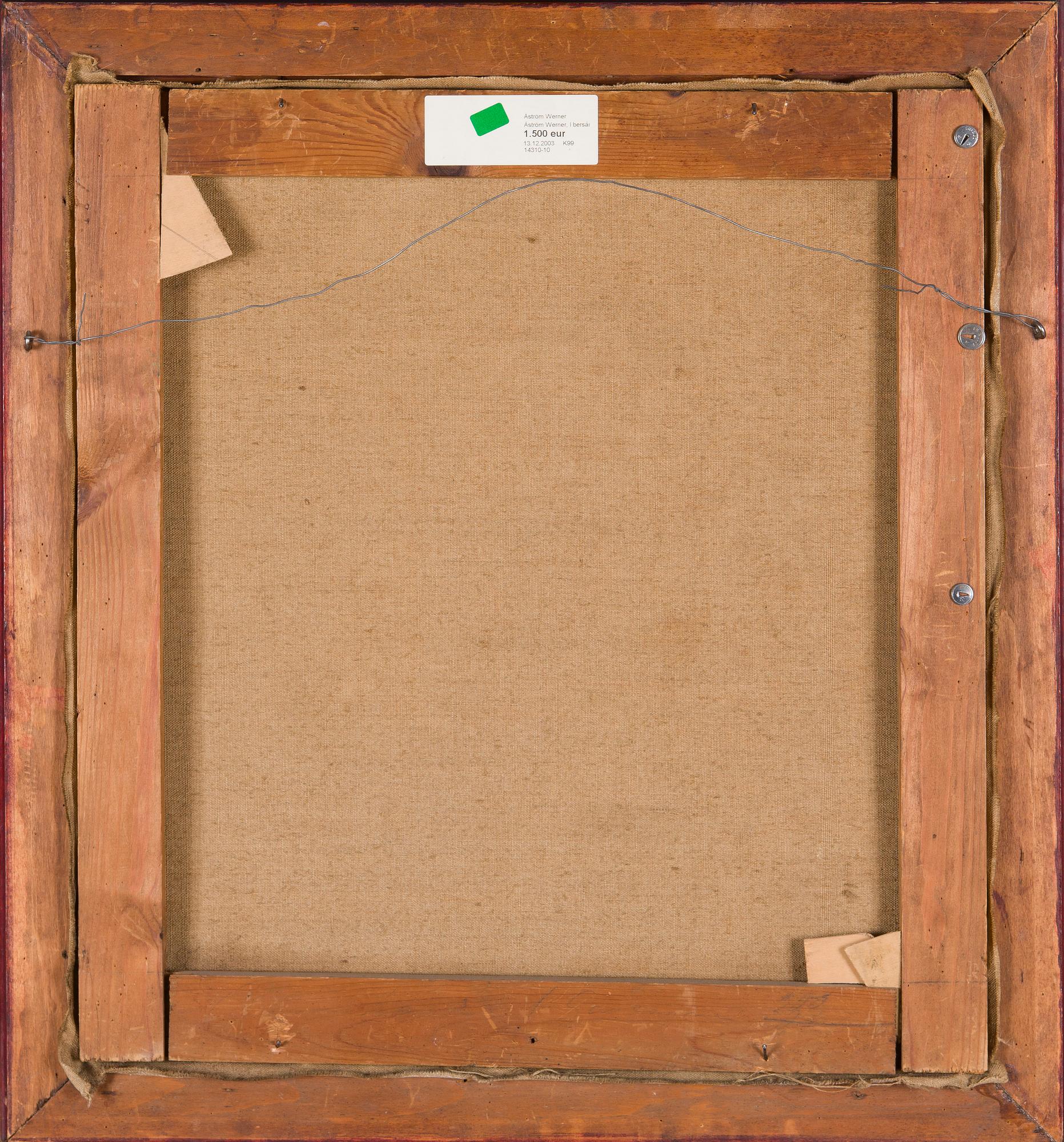 Werner Åström, I bersån.