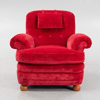 Josef Frank, a model 336 armchair, Firma Svenskt Tenn, Sweden.