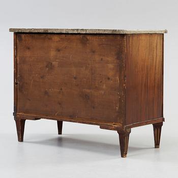 A late Gustavian circa 1800 commode, by C. D. Fick.