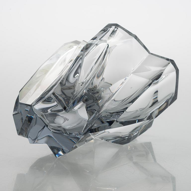 Tapio Wirkkala, maljakko, "Jäävuori", signeerattu Tapio Wirkkala Iittala -55.