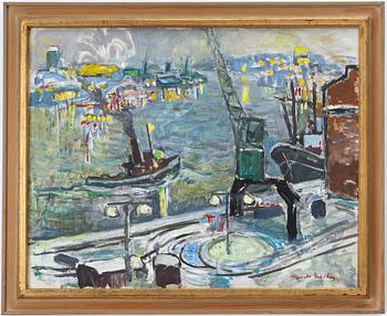 Harald Lindberg, "Lyktor på kajen".