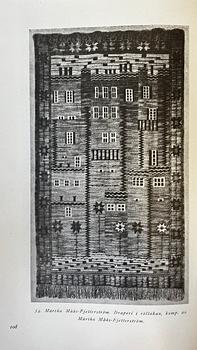 Märta Måås-Fjetterström, draperi, "Perugia", rölakan, ca 247 x 150 cm, signerad MMF.