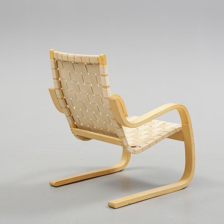 FÅTÖLJ, Alvar Aalto, Artek, modell 406. Björk.