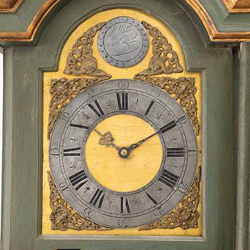 A longcase clock by W. Barrow (watchmaker in London 1700-36).