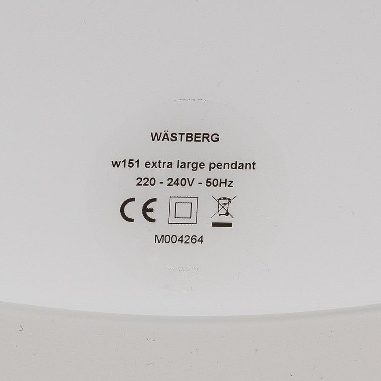 Claesson Koivisto Rune, Pendant lamp, "W151 Extra Large Pendant S3", Wästberg.