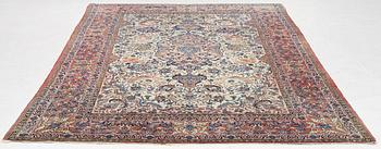 A semi-antique Isfahan carpet, central Iran, c. 325 x 210 cm.