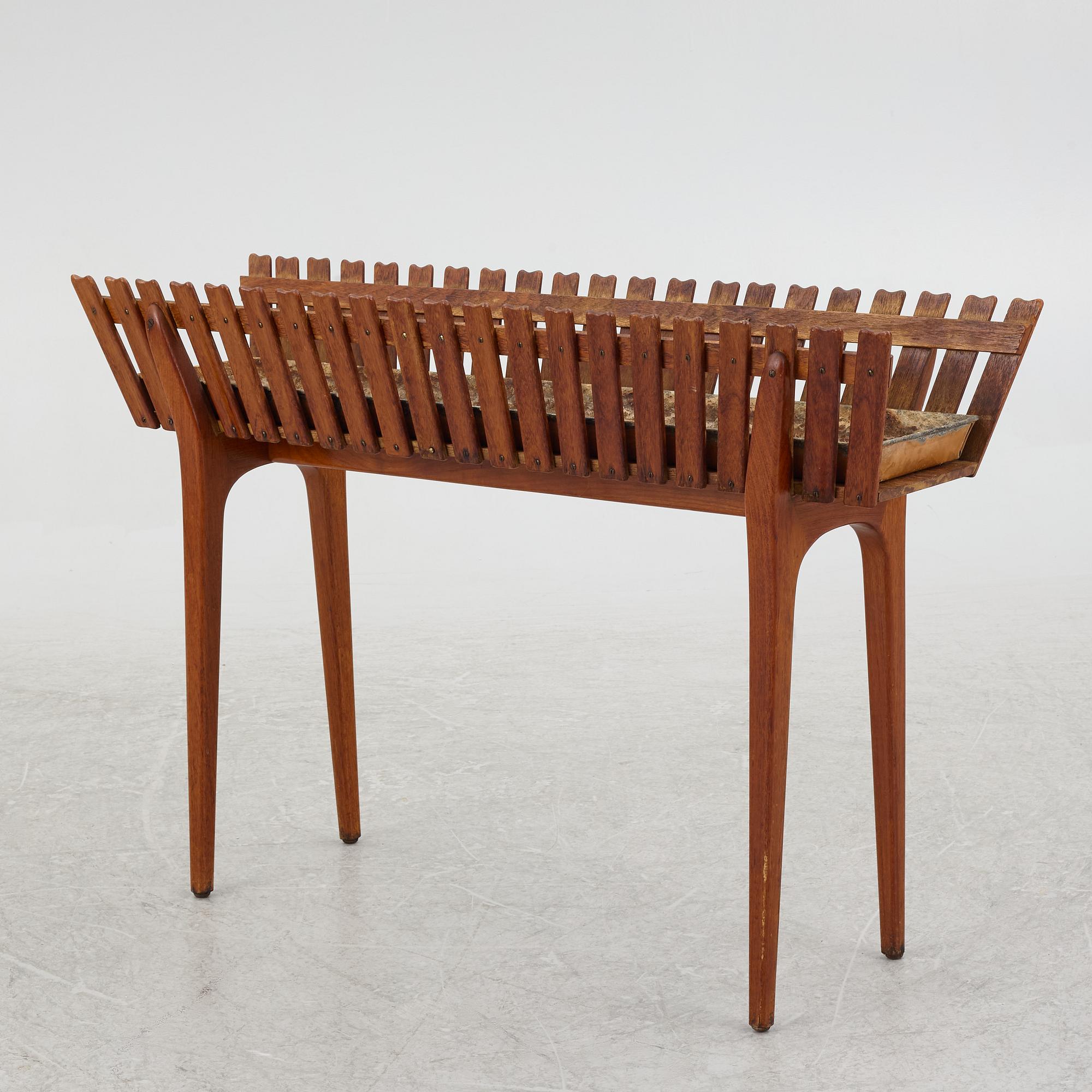 Flower table, mid-20th century.