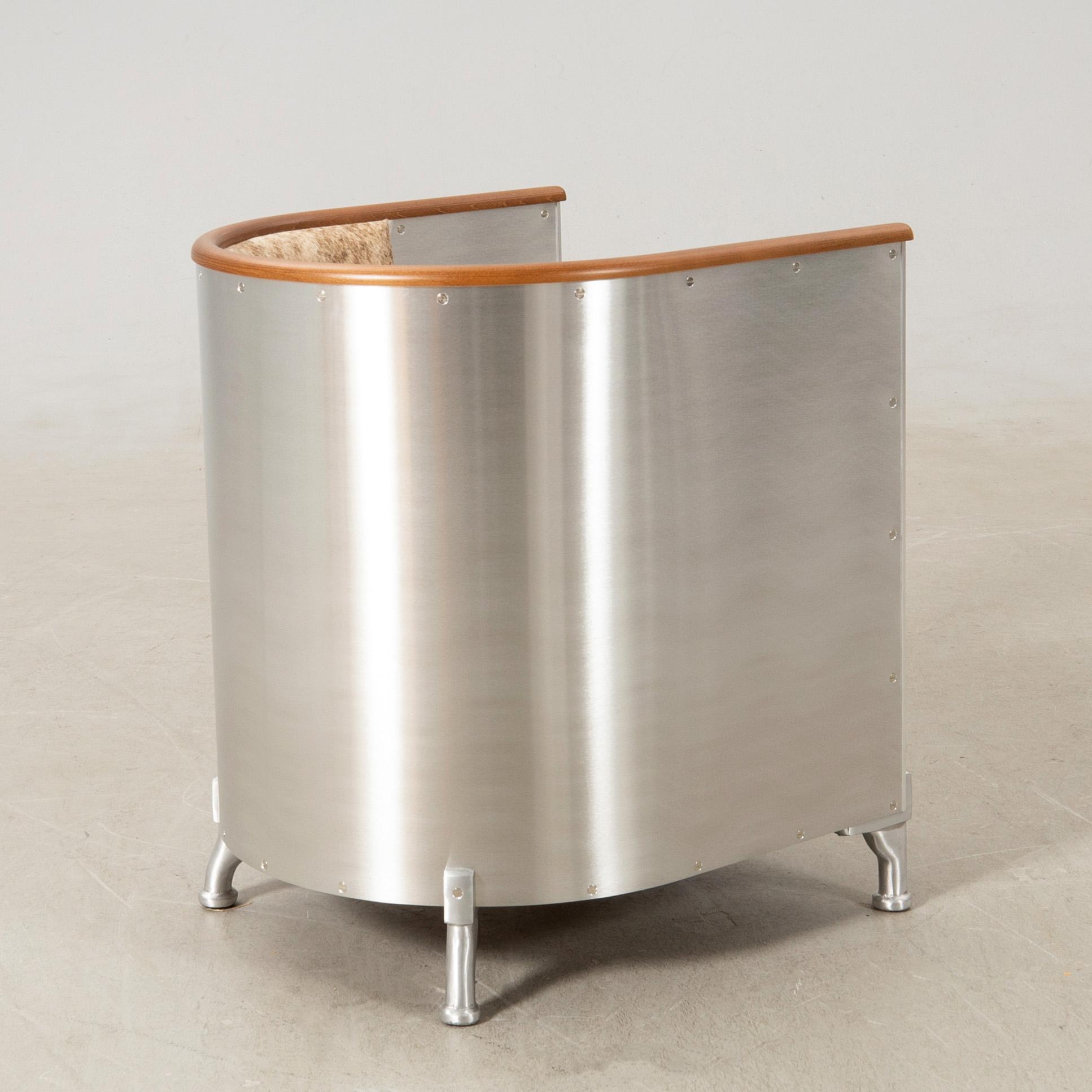 Mats Theselius, armchair "Aluminium Chair", Källemo.