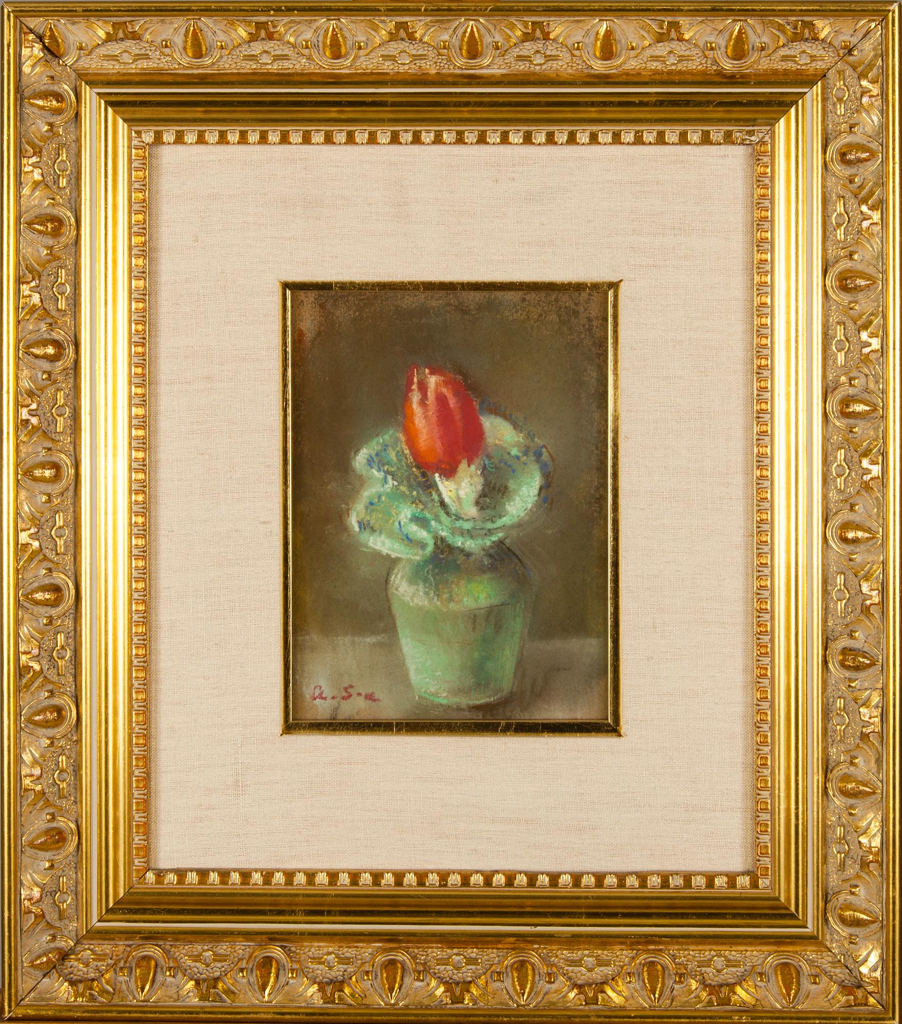 ANNA SNELLMAN, pastell, signerad.