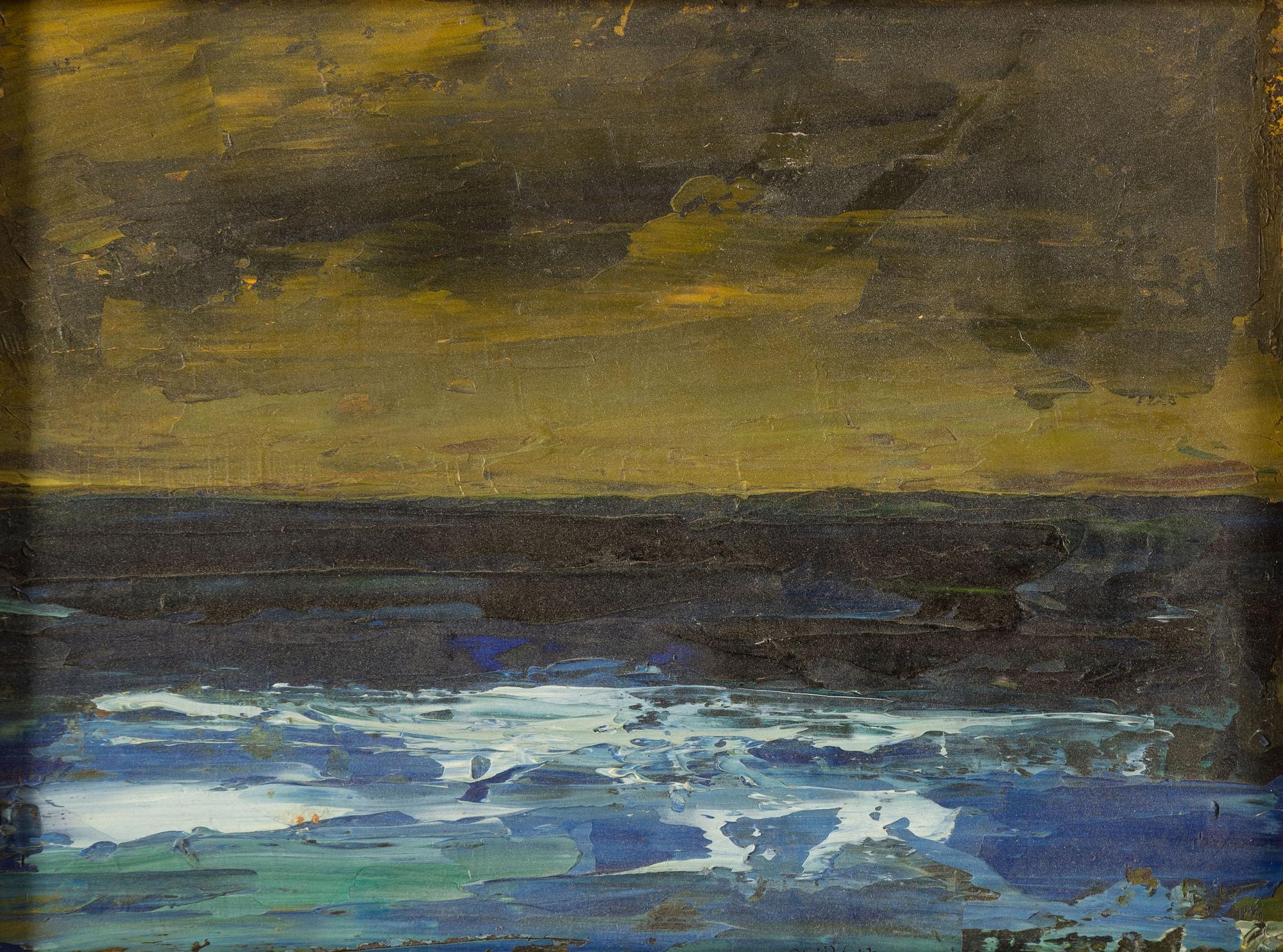 Christer Strömholm,  oil on panel, signed and dated -44.