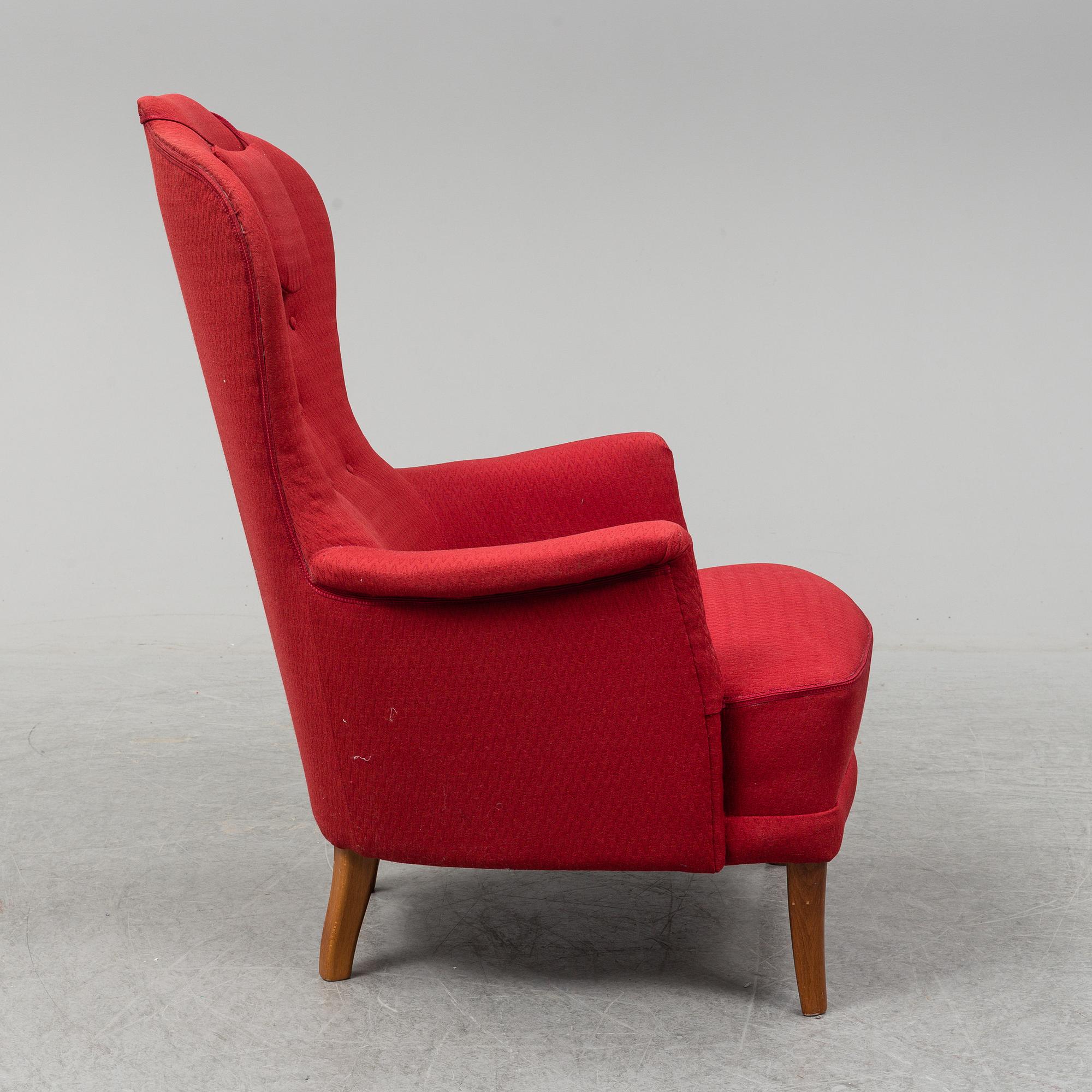 CARL MALMSTEN, fåtölj, "Farmor", 1900-talets andra hälft.