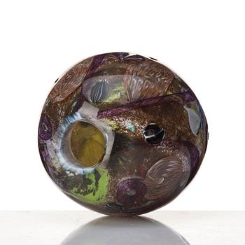 Monica Backström, a unique glass vase, Kosta Boda, Sweden.