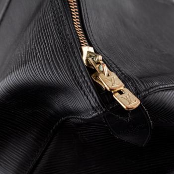 A weekend bag from Louis Vuitton, model "Keepall 50 Epi".