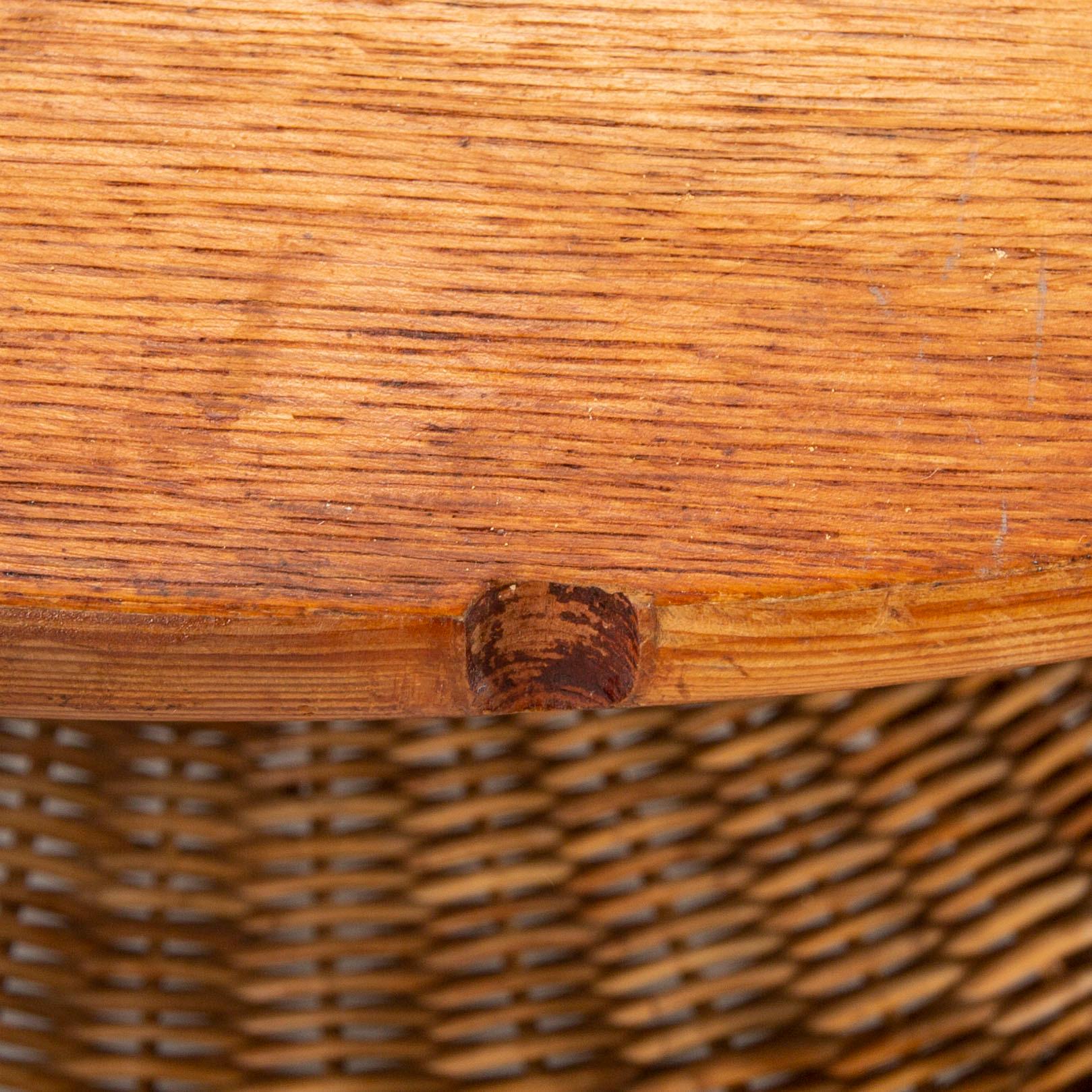 Armchairs a pair and table, 1930s-40s.