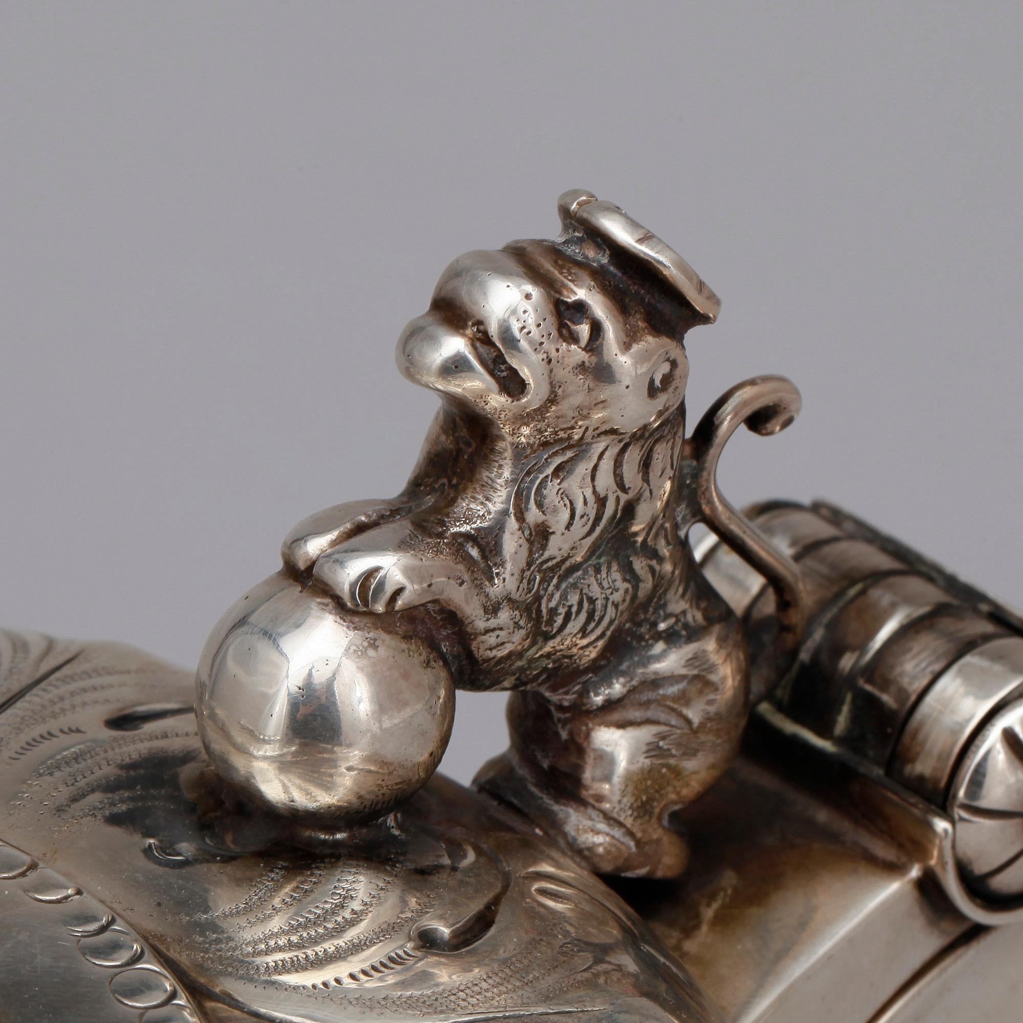 STOP, silver, barockstil, C. Michelsen, Danmark, 1900-talets mitt. vikt ca1000g.