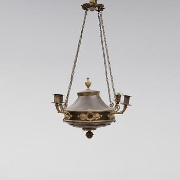 TAKAMPEL, empirestil, 1800-talets andra hälft. Höjd ca 60 cm.