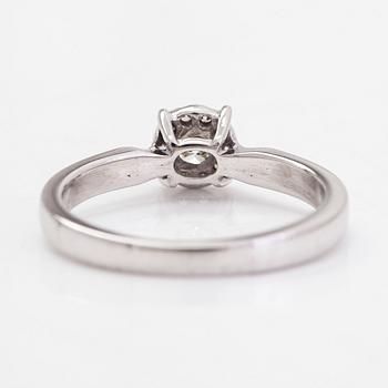 Ring, 14K vitguld, diamanter totalt ca 0.15 ct enligt gravyr.