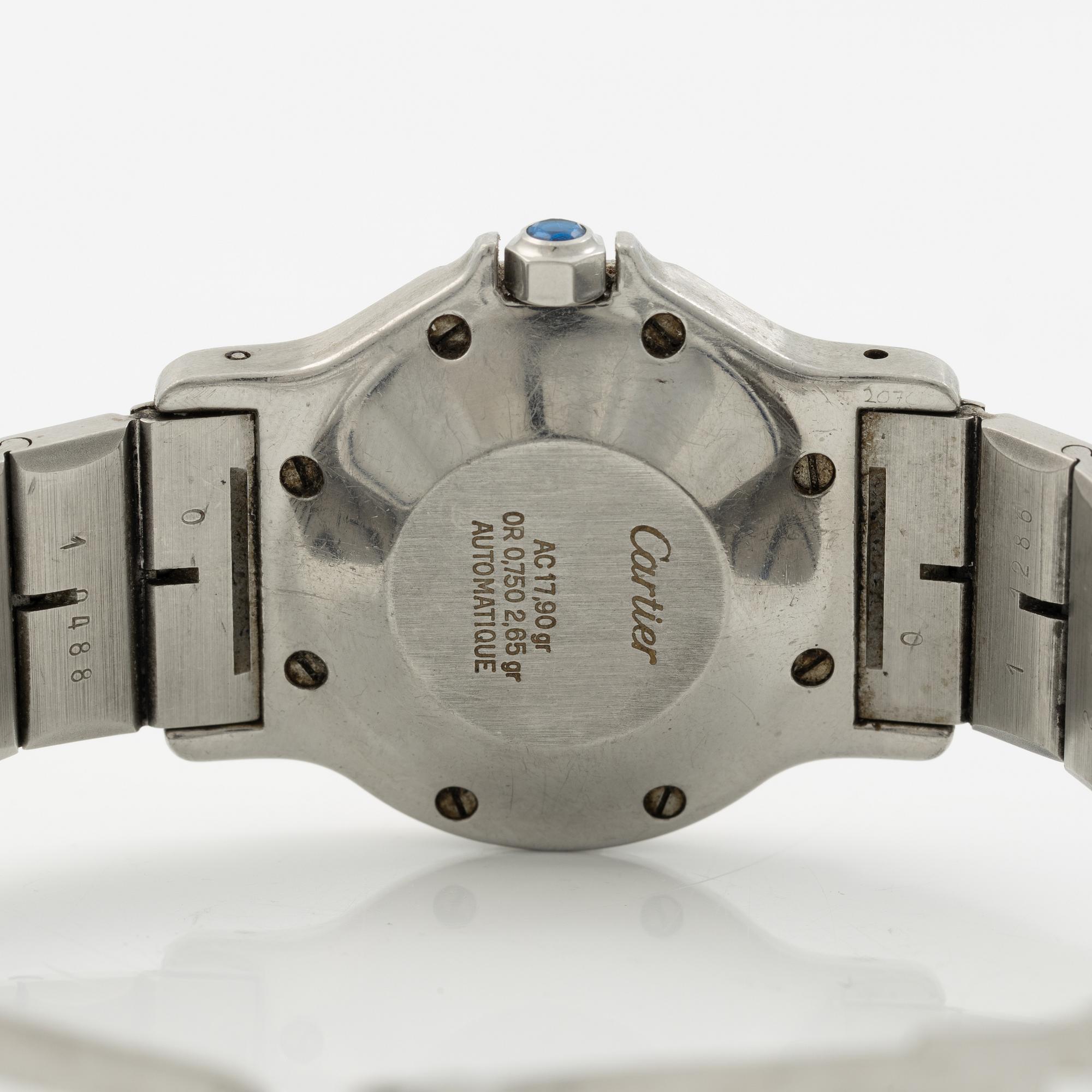 Cartier, Santos Ronde, wristwatch, 29 mm.