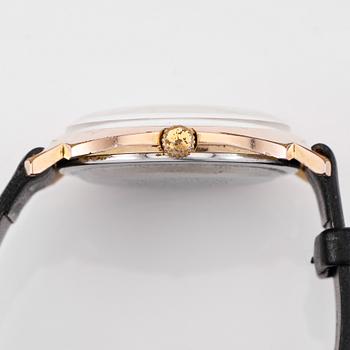 ARMBANDSUR, guld på stål, "Spezimatic", Glashütte, 1900-talets mitt.