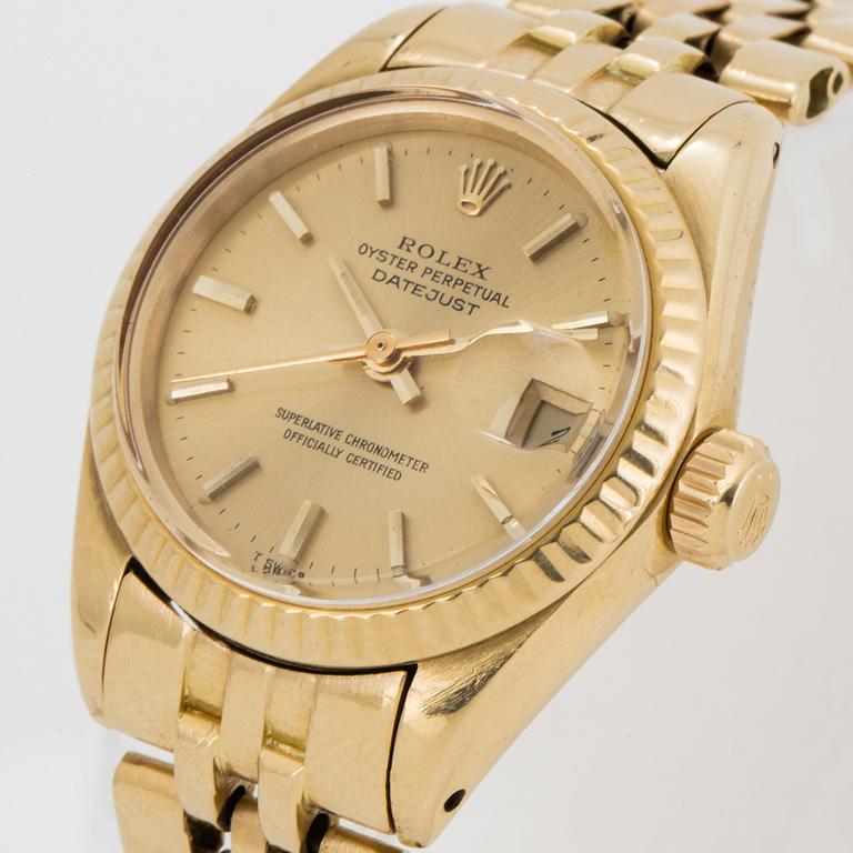 ROLEX, Oyster Perpetual, Datejust, Chronometer, wristwatch, 26 mm.