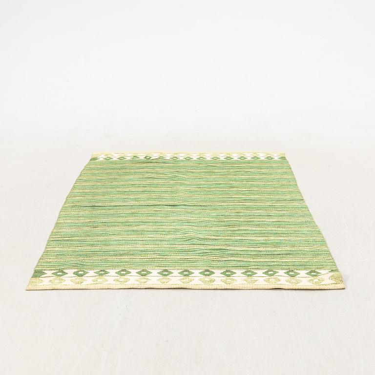 Matta dubbelsidig 1900-talets mitt ca 236x156 cm.