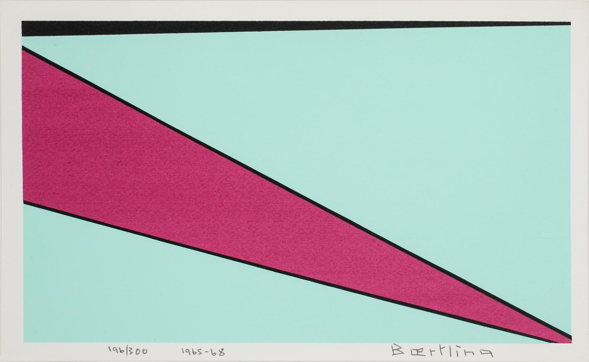OLLE BAERTLING, färgserigrafi, 1965-68, signerad och numrerad 196/300.