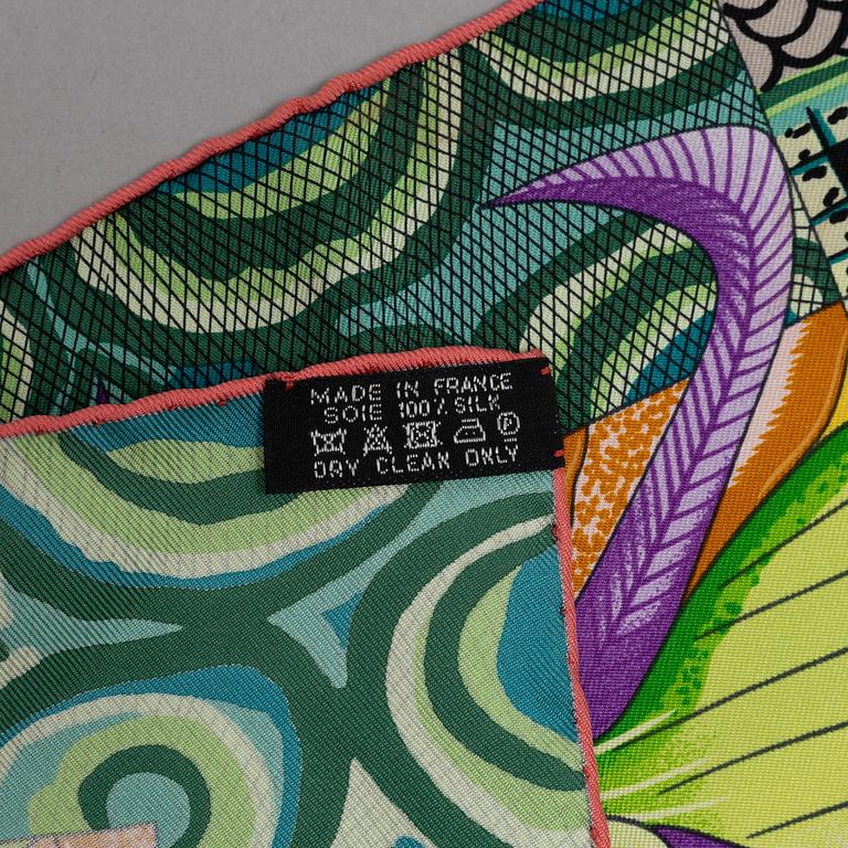 Hermès, scarf, "Le marche du Zambeze".