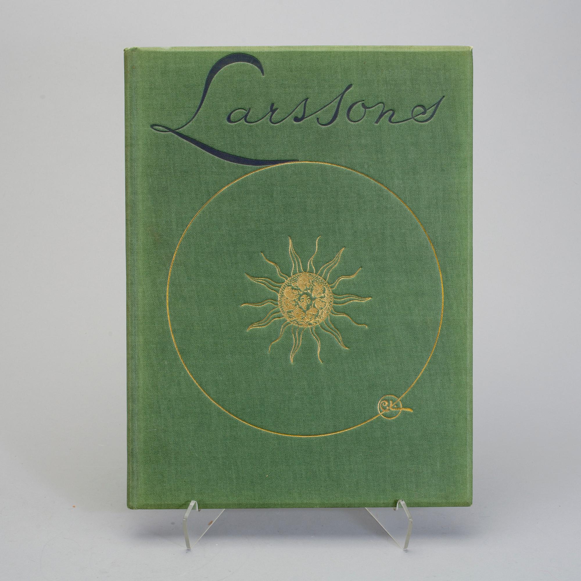 BÖCKER, 3 st, Carl Larsson, "Åt Solsidan", "Andras barn", "Larssons".